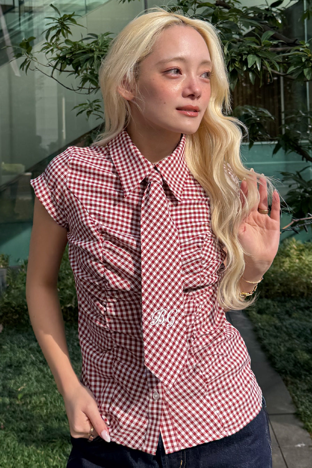 COMPACT GINGHAM CHECK SHIRT