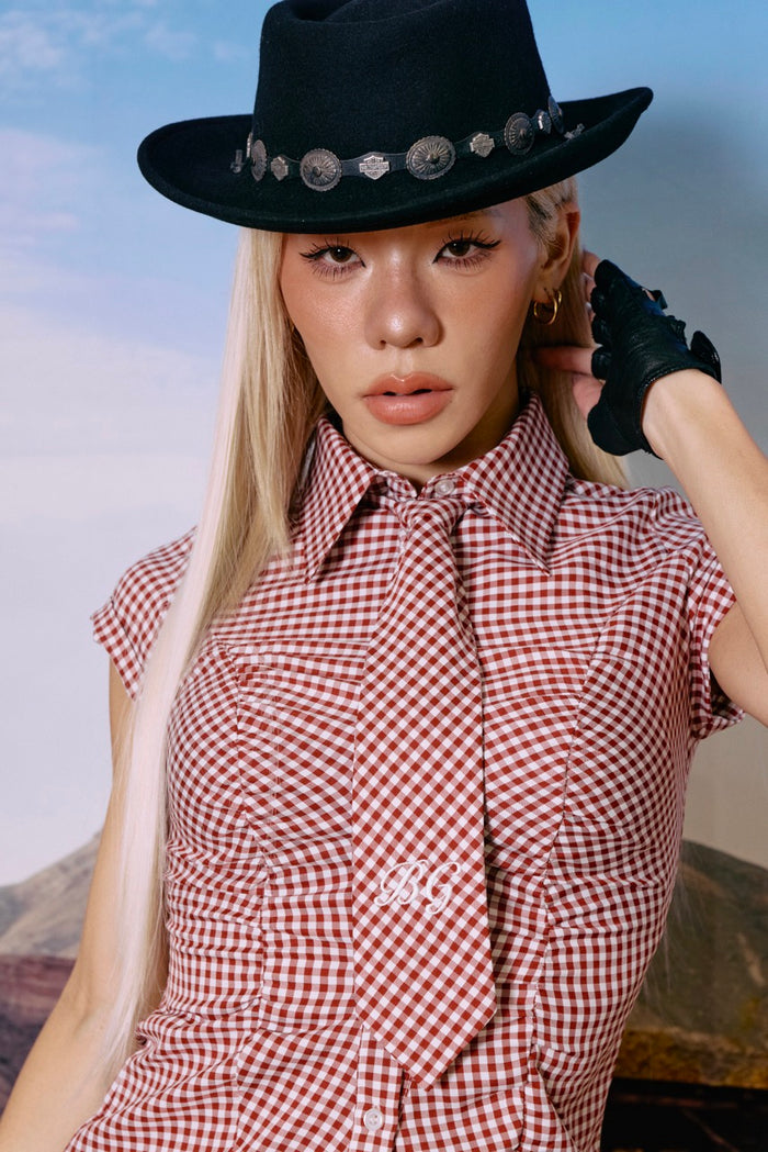 COMPACT GINGHAM CHECK SHIRT