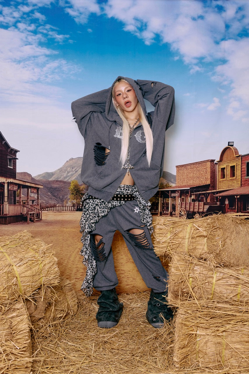 FADE DAMAGE SWEAT PANTS