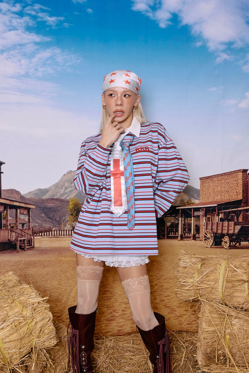 MULTI BORDER RUGBY PULLOVER