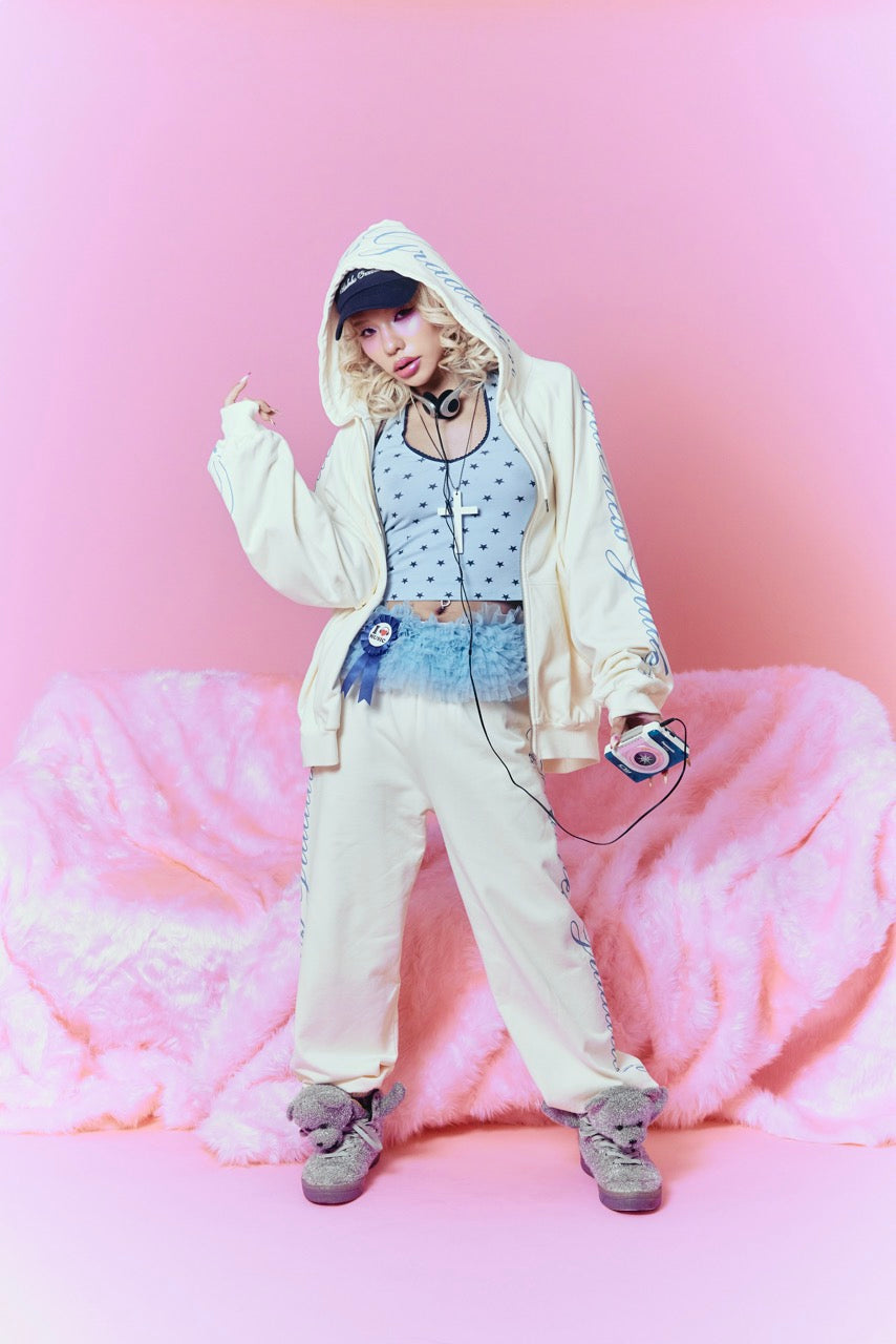 CURSIVE LOGO PANTS
