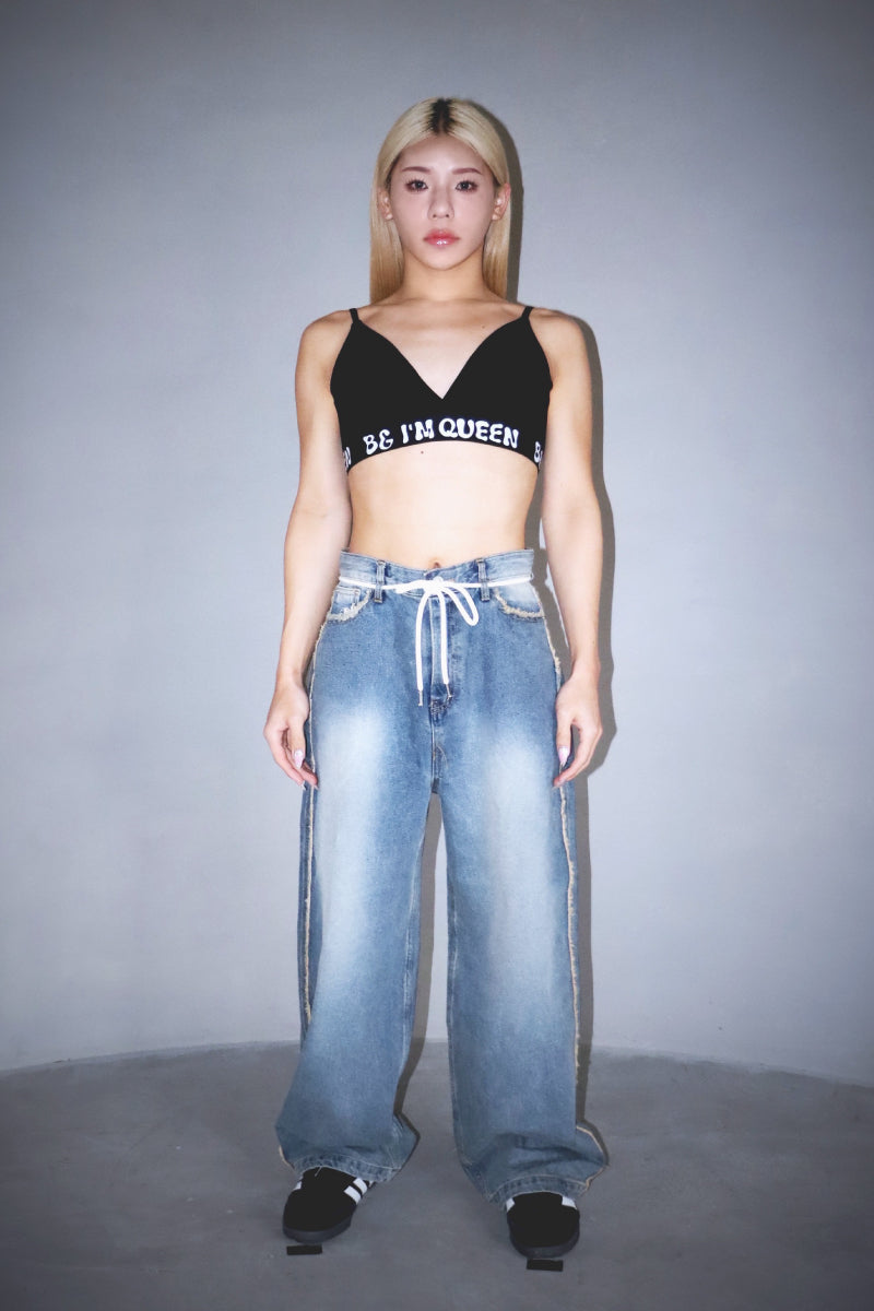 SPINDLE DENIM PANTS