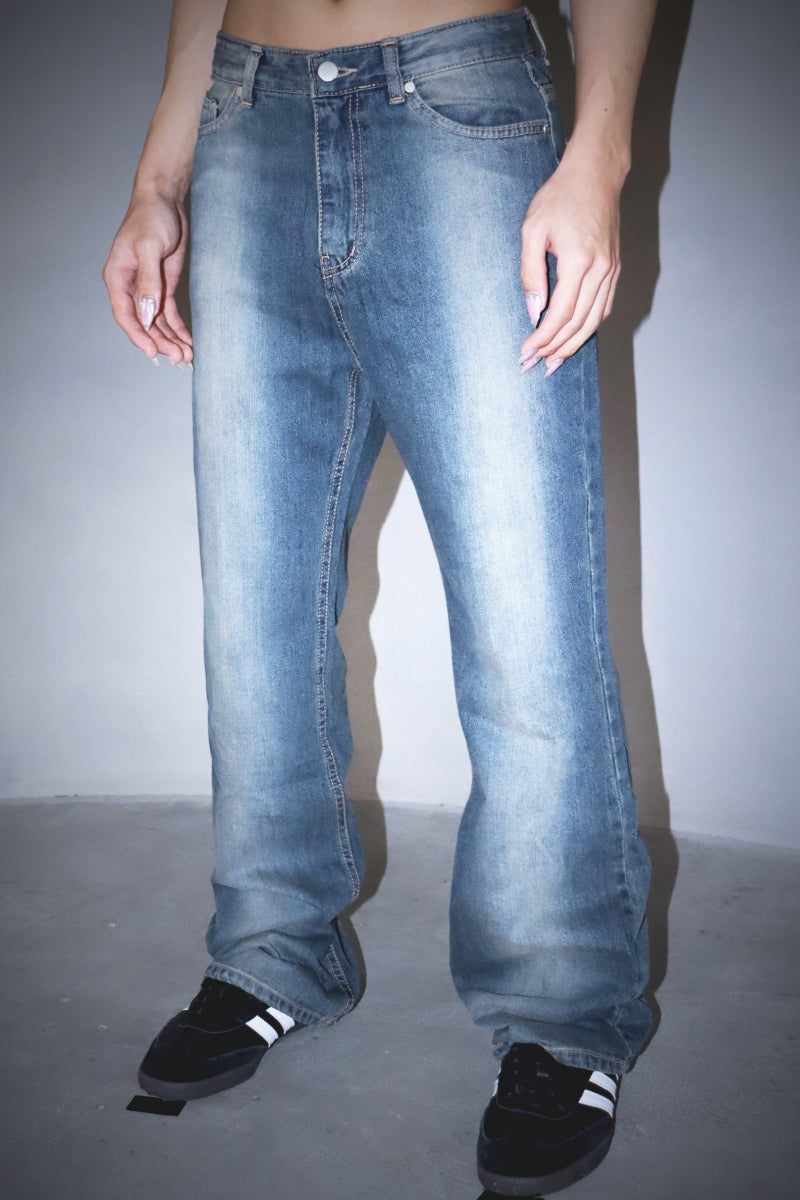 OVER DYE DENIM PANTS