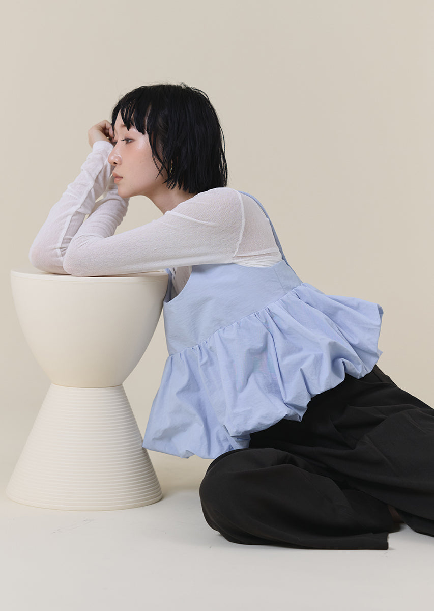 バルーンキャミレイヤードトップス