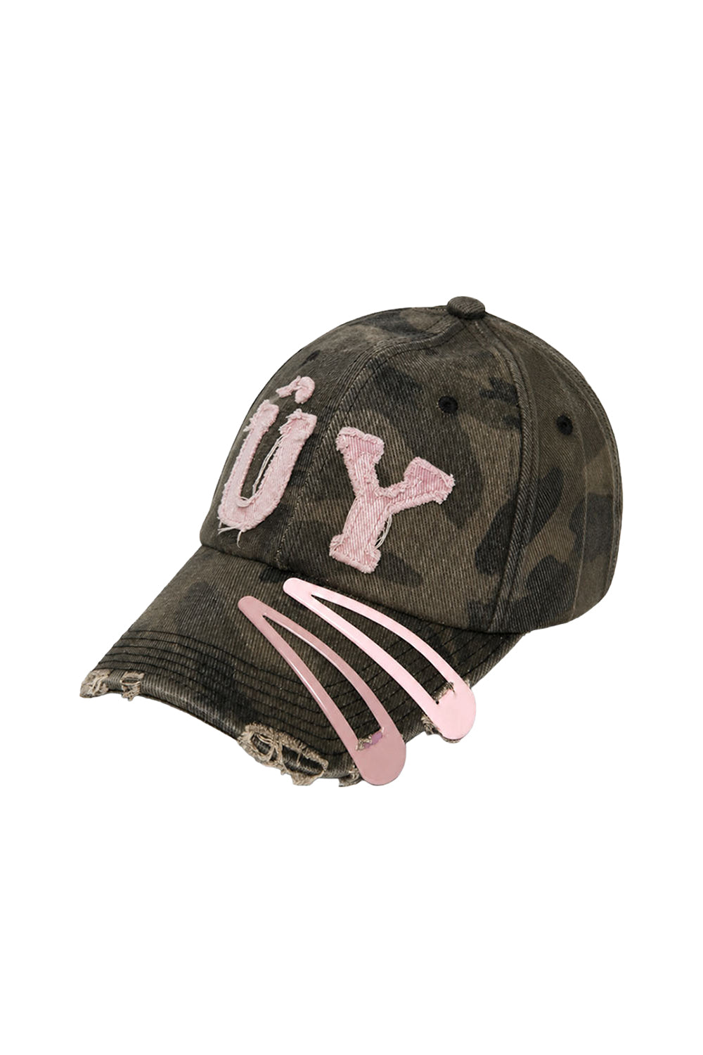 Pin set Patchwork cap＋pouch (CAMO)