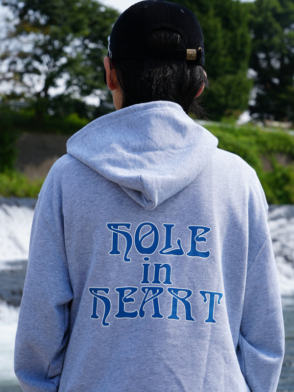 HOLE IN HEART BACK LOGO HOODIE