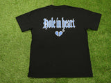 HOLE IN HEART OLD ENGLISH TEE