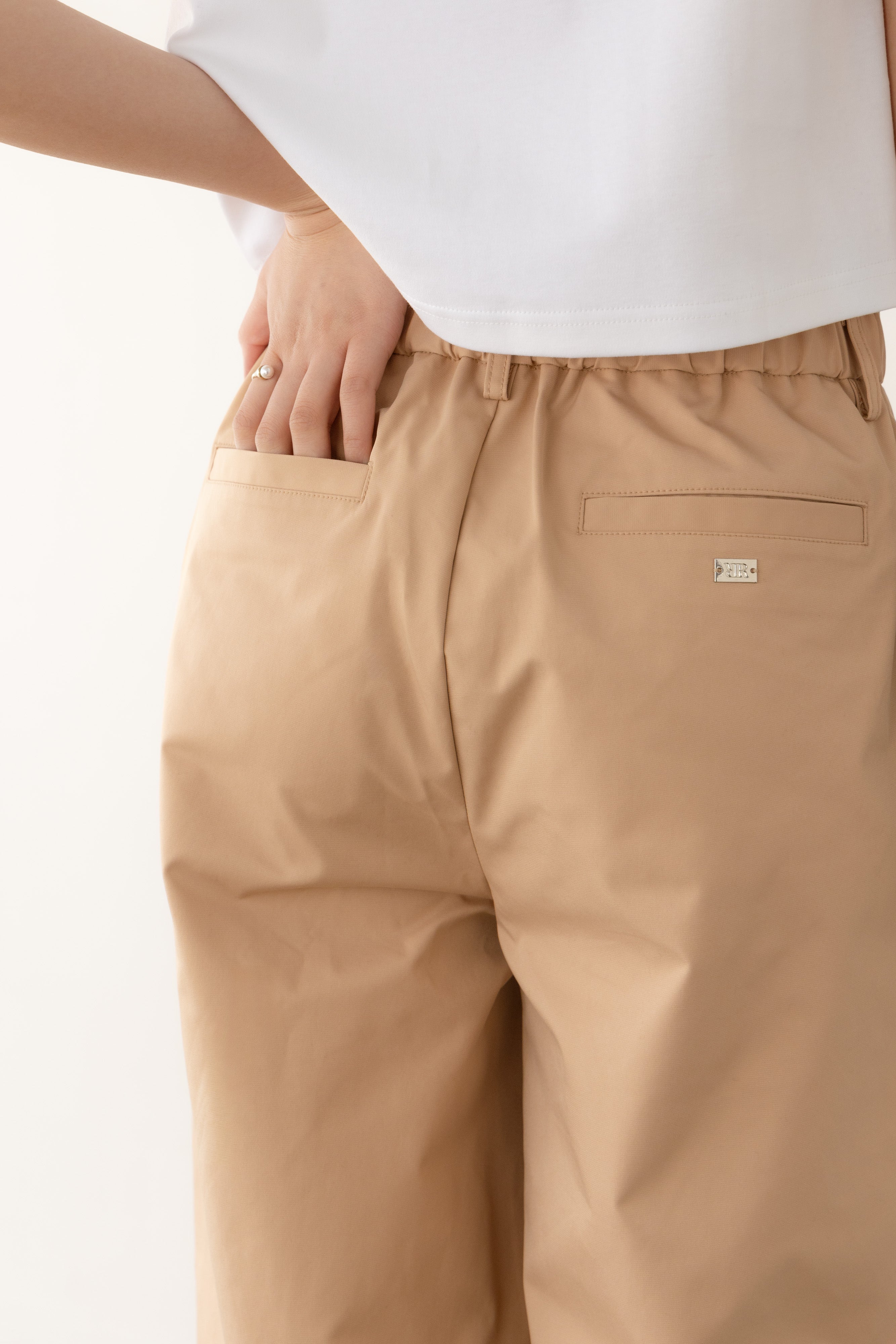 ウエストレイヤードワイドパンツ