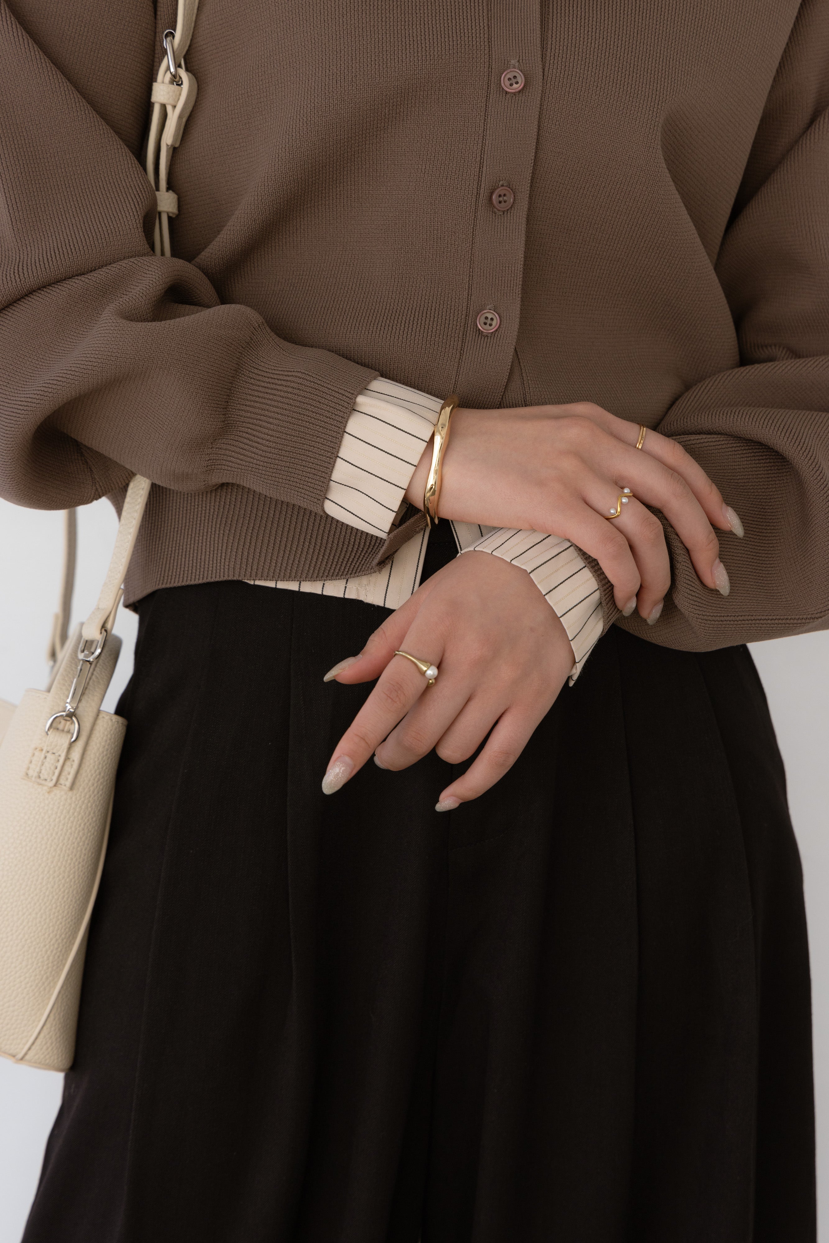 RNコンパクトニットカーディガン