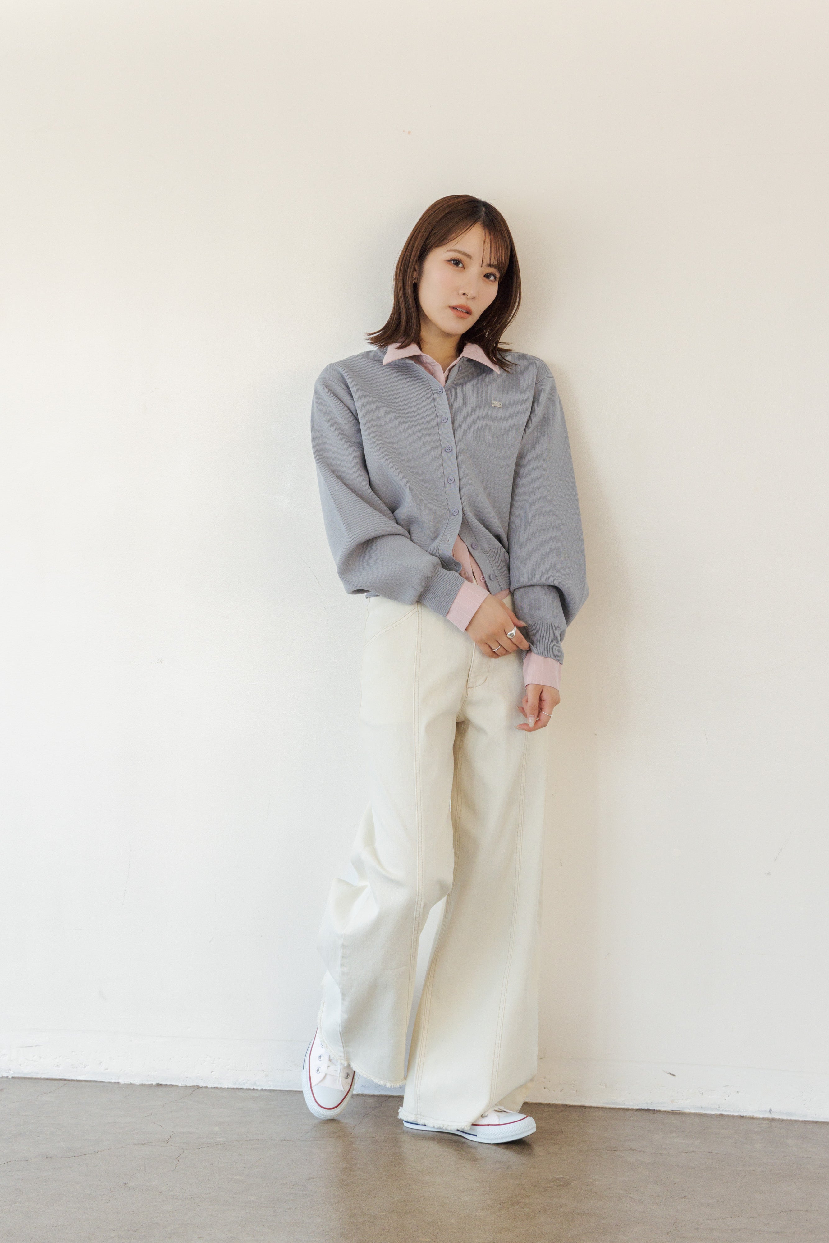 RNコンパクトニットカーディガン