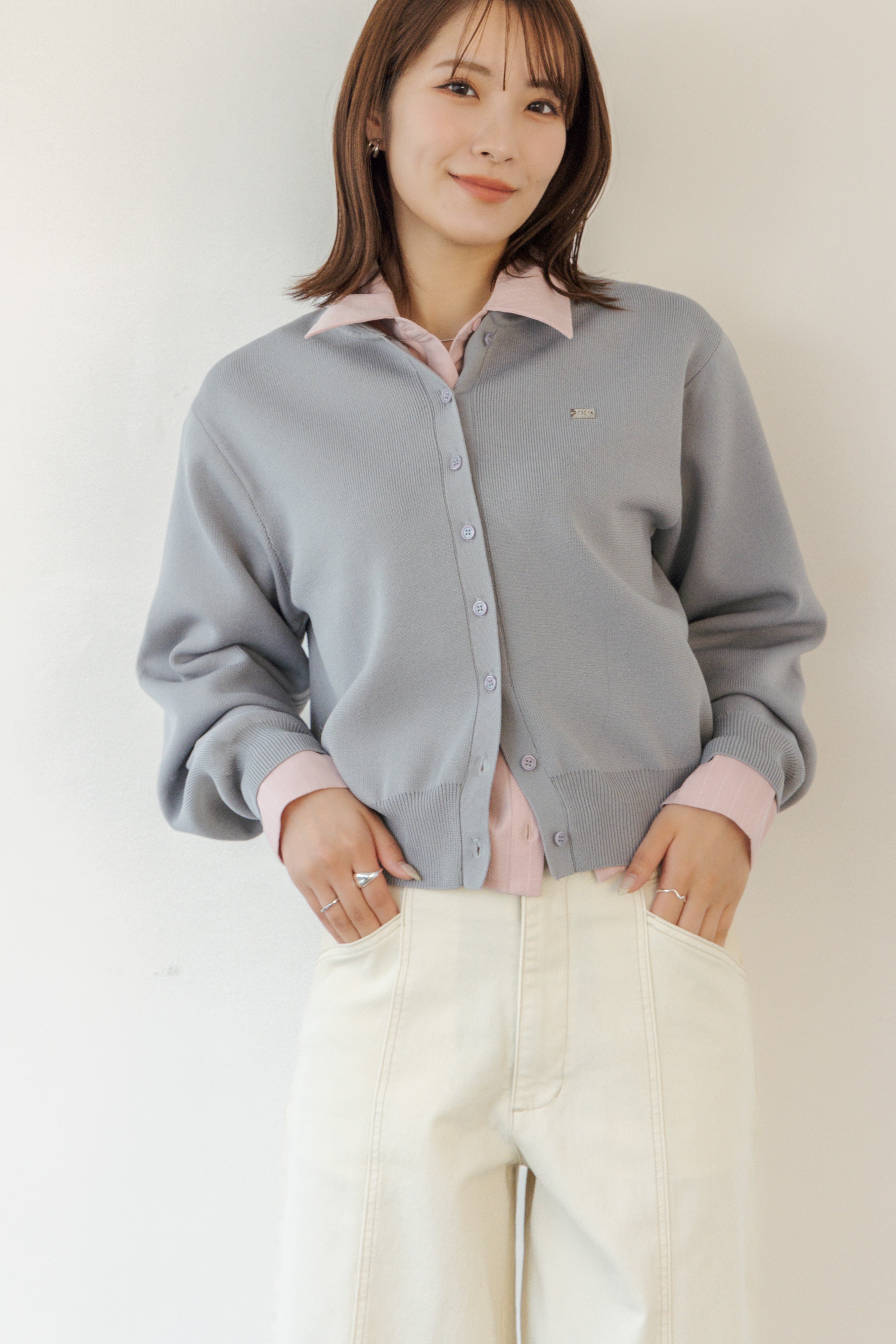 RNコンパクトニットカーディガン