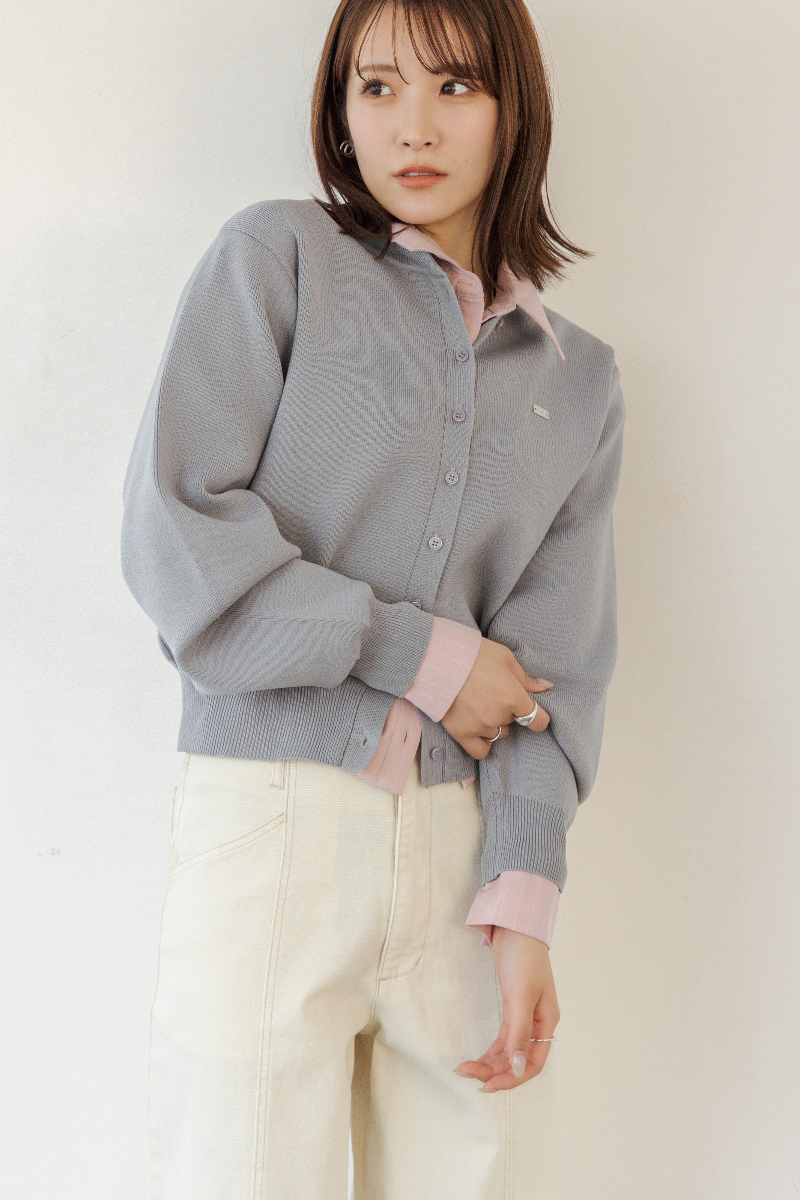 RNコンパクトニットカーディガン