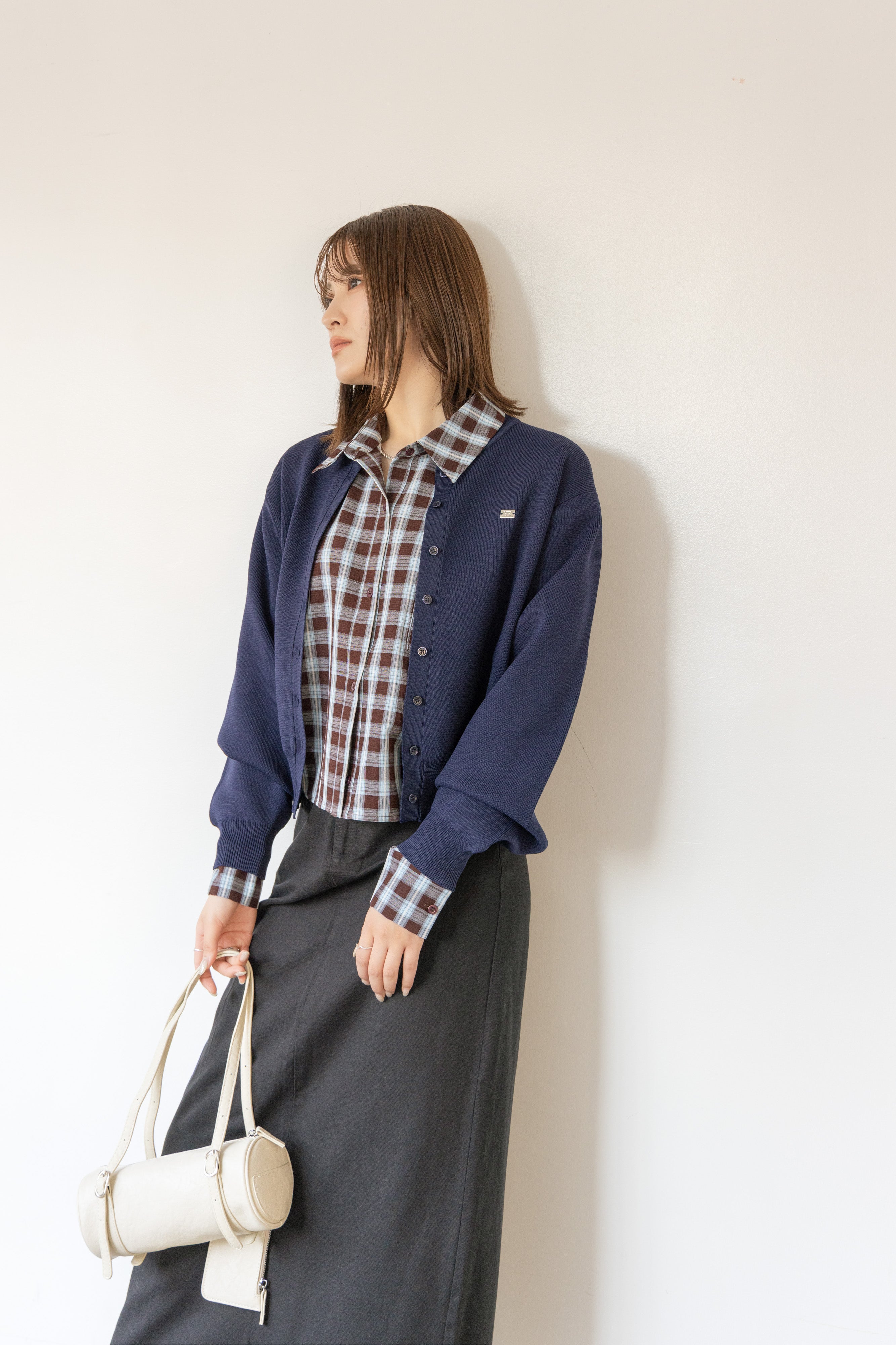 RNコンパクトニットカーディガン