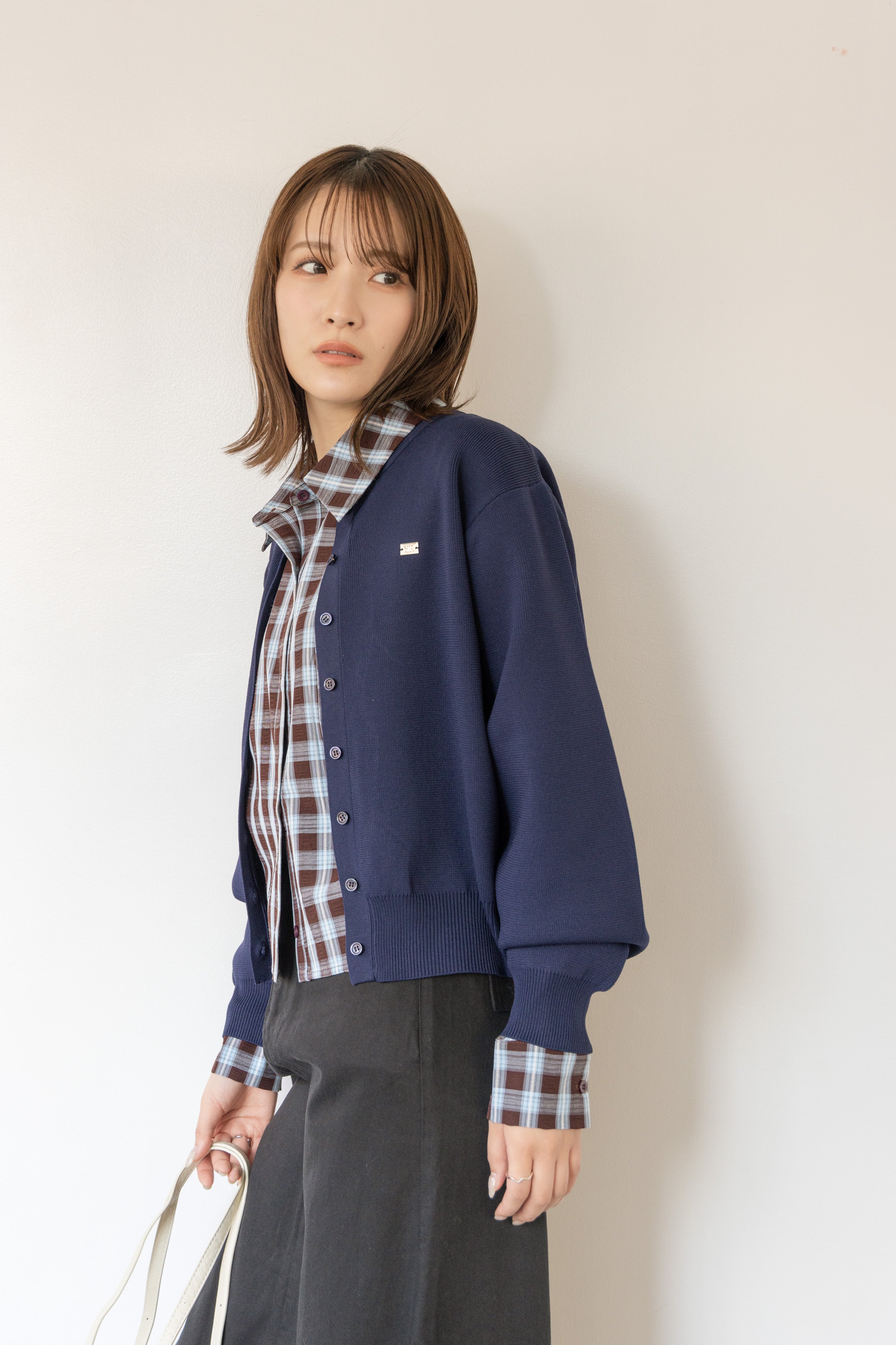 RNコンパクトニットカーディガン