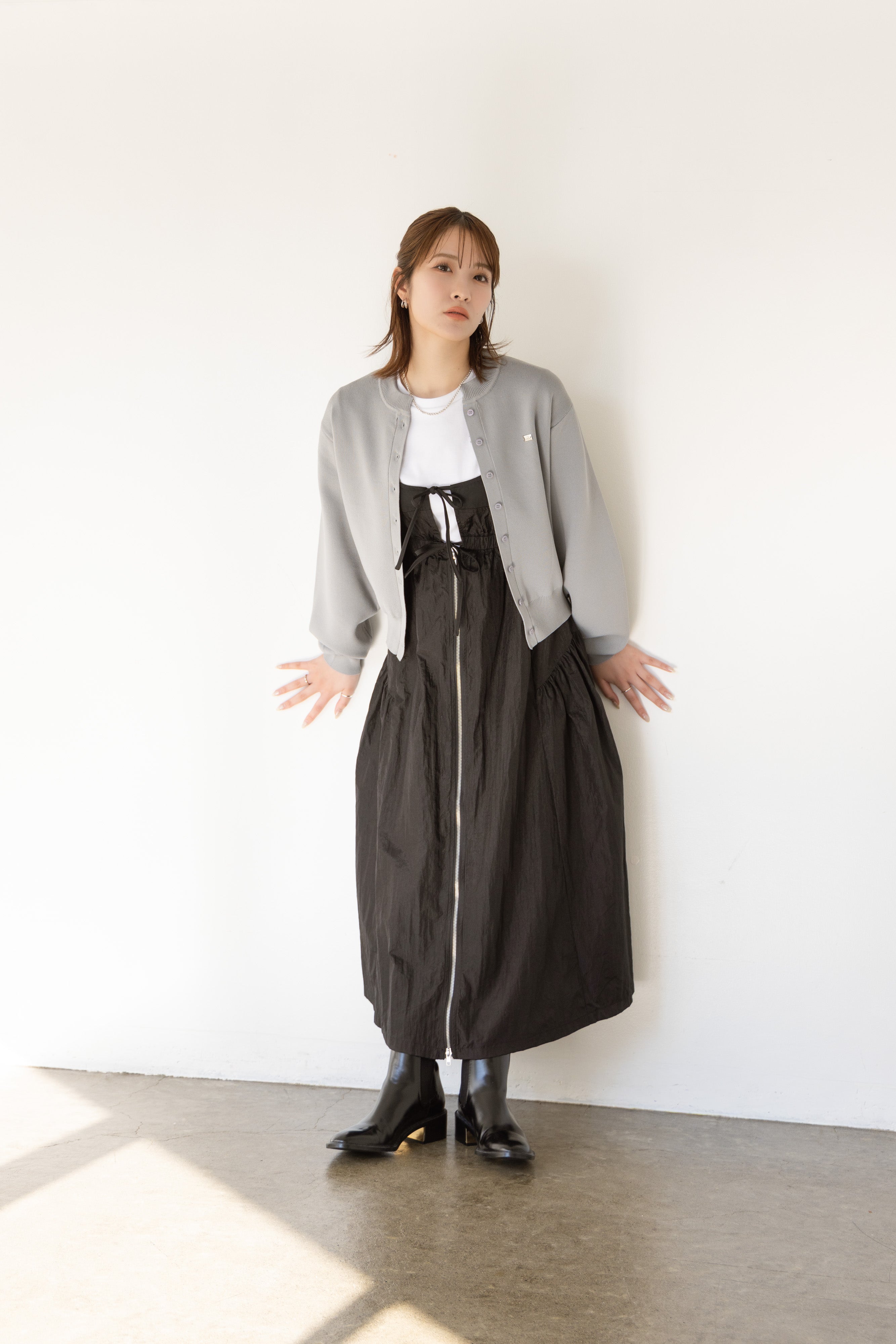 RNコンパクトニットカーディガン