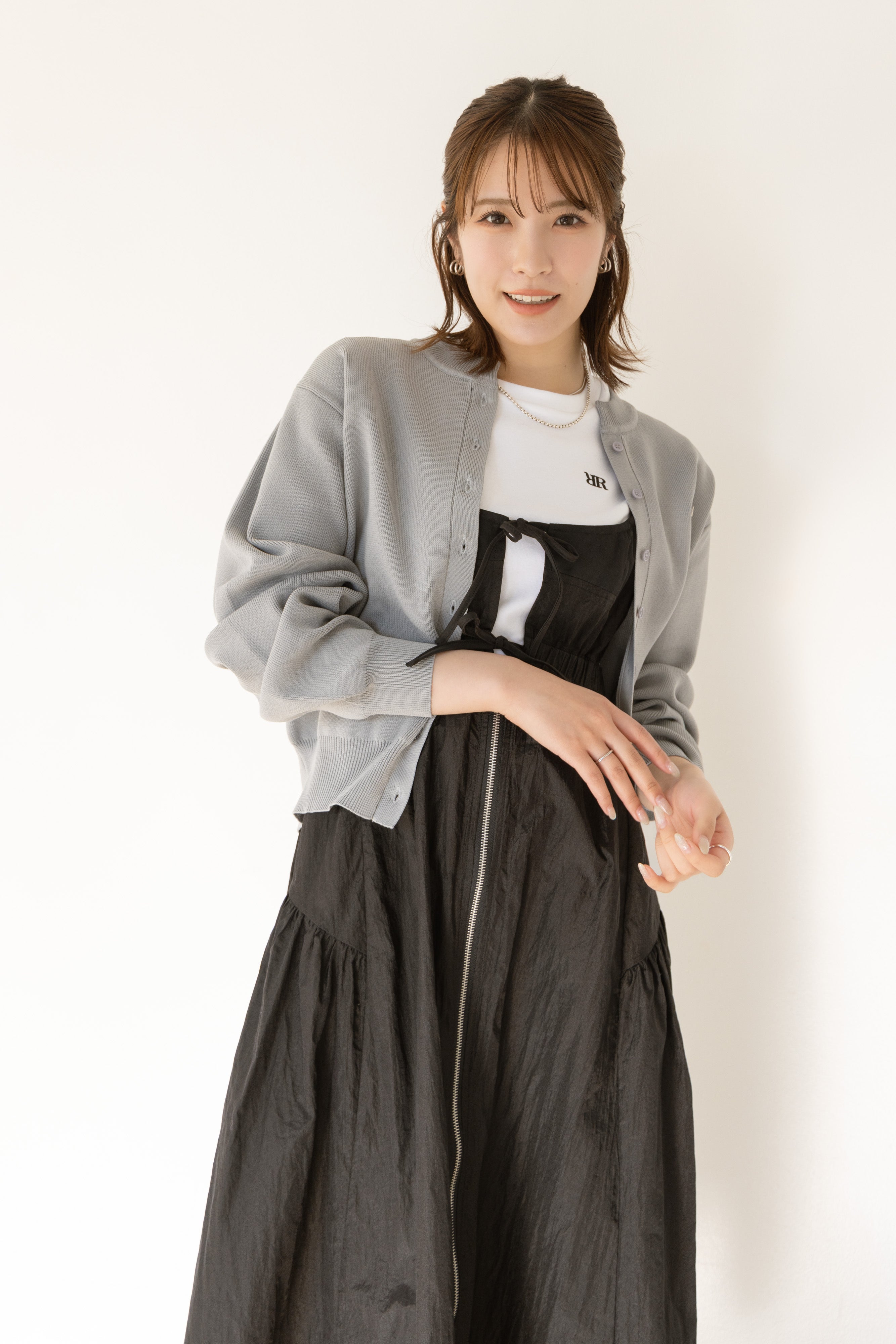 RNコンパクトニットカーディガン