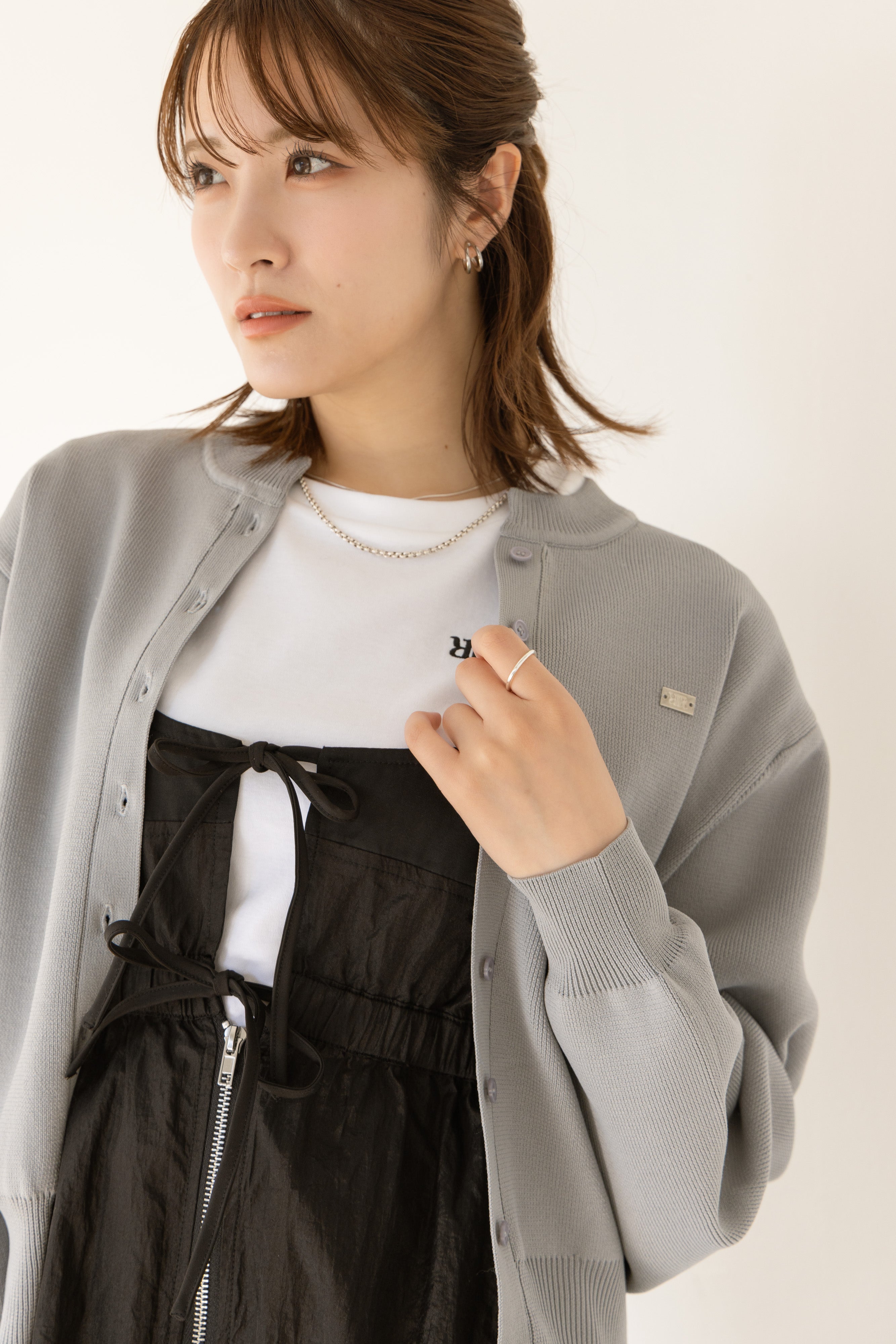 RNコンパクトニットカーディガン