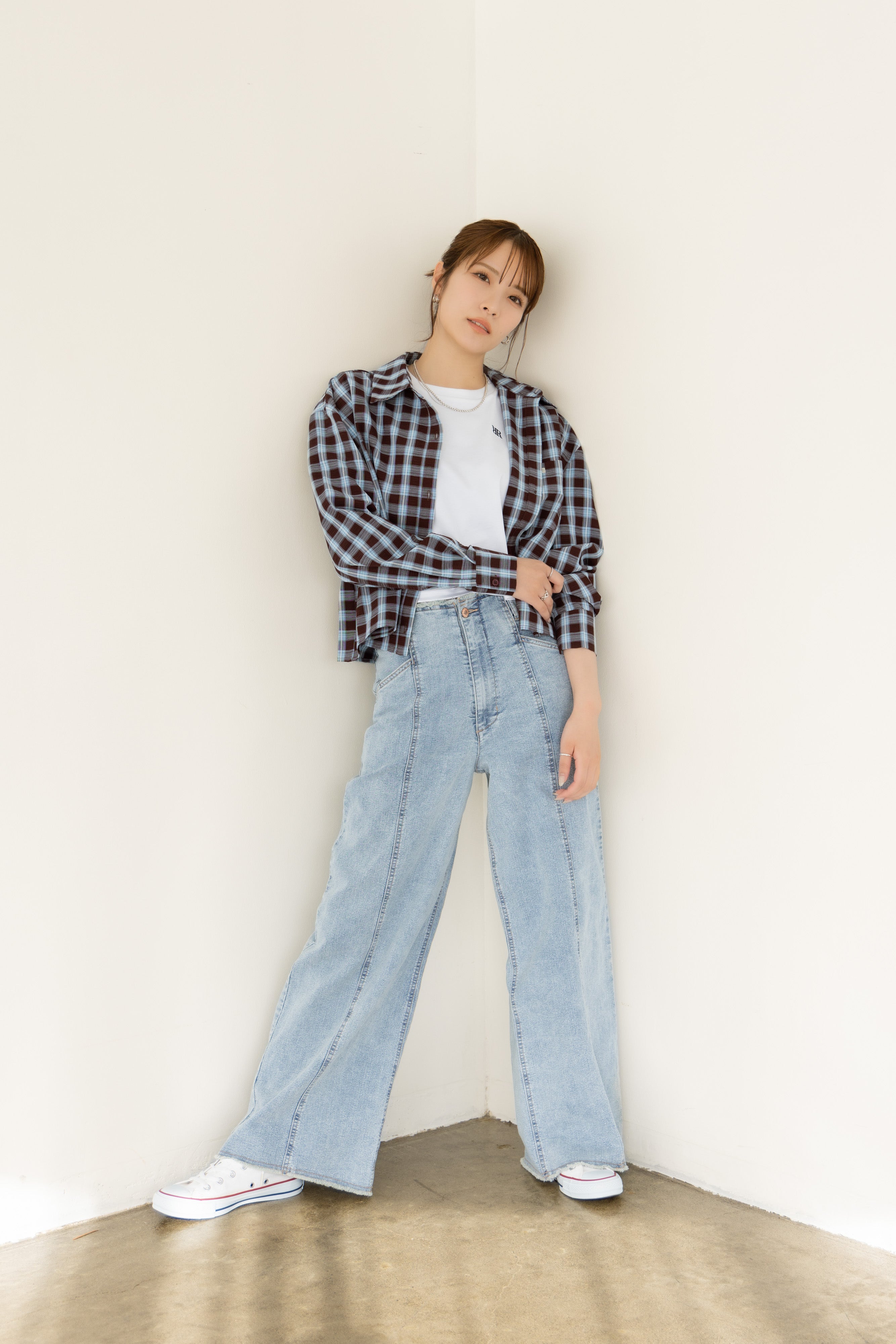 クロップドシャツ