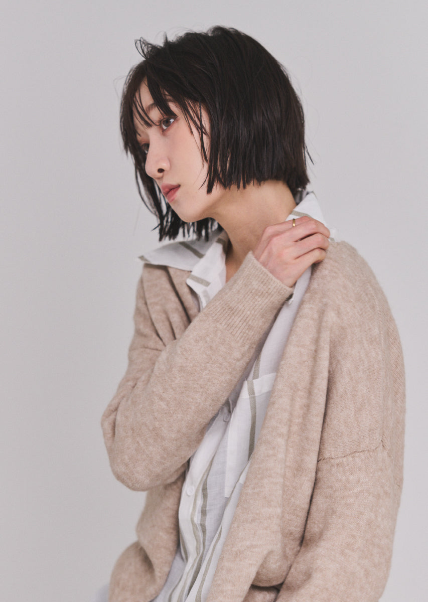 ベーシックオーバーカーディガン