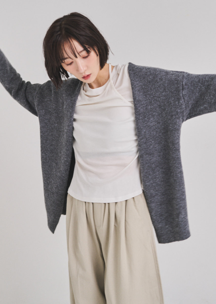 ベーシックオーバーカーディガン