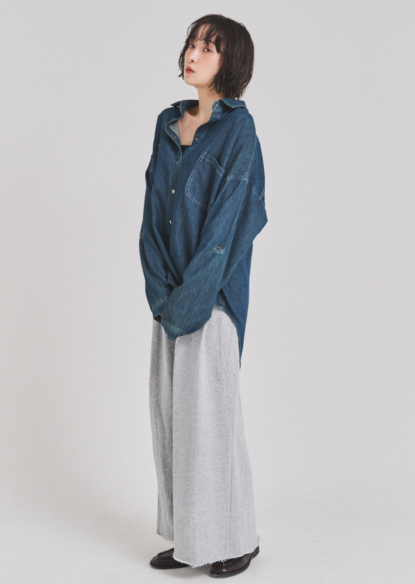 スウェットマキシスカート