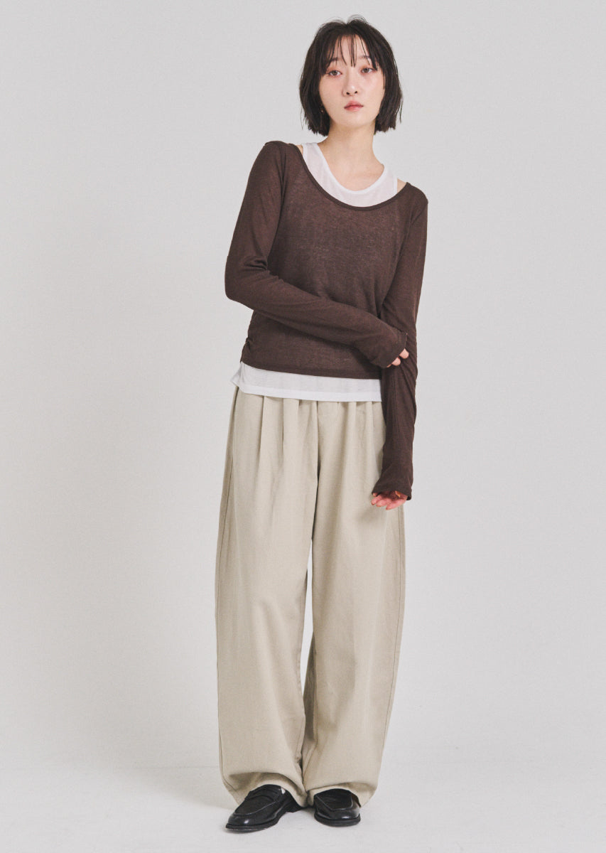 タックチノワイドパンツ