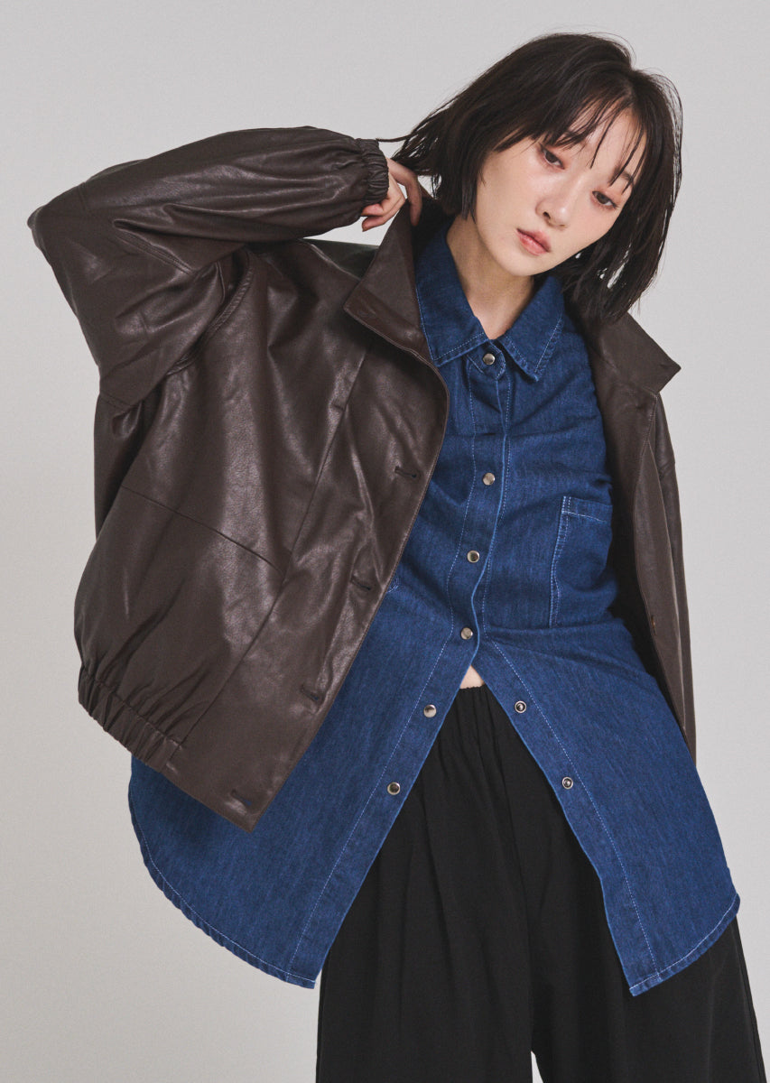 デニムオーバーシャツ