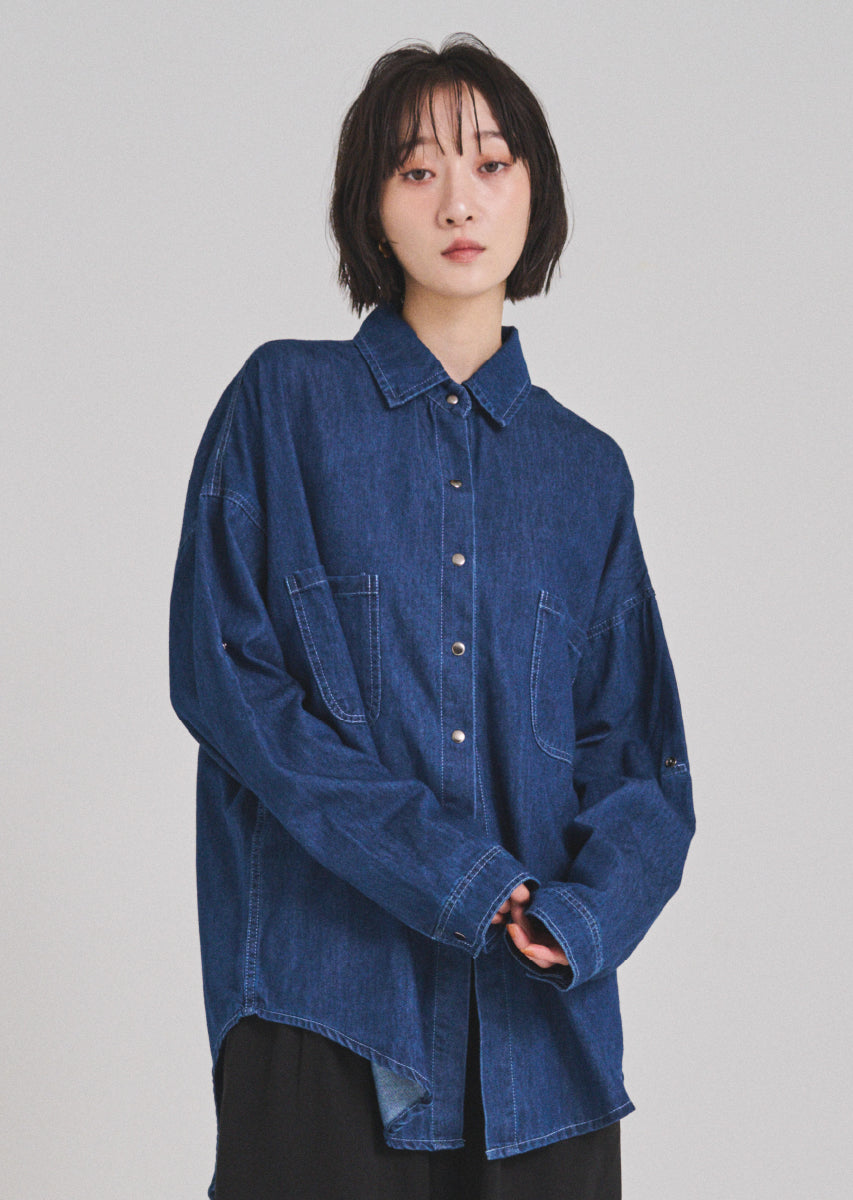 デニムオーバーシャツ