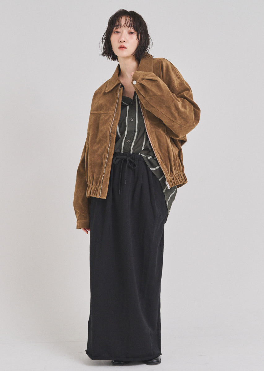 スウェットマキシスカート