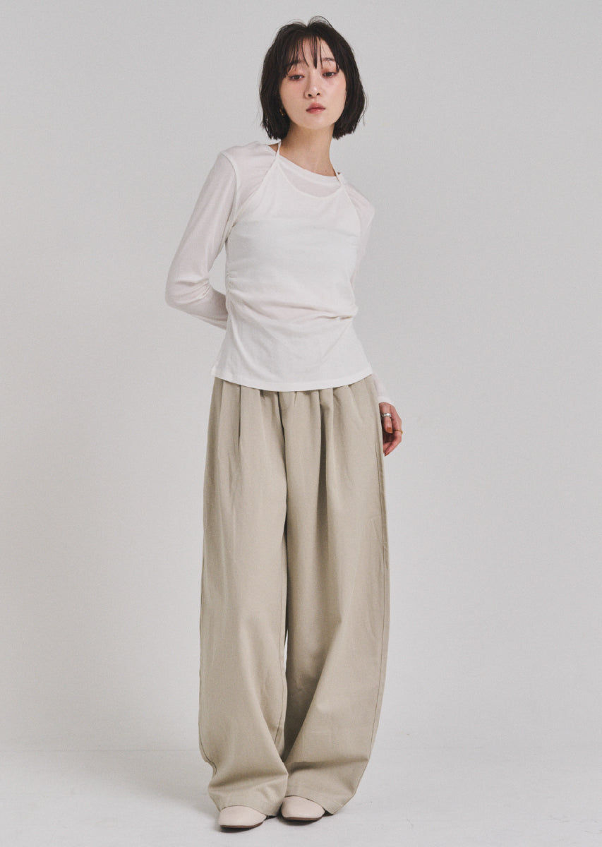 タックチノワイドパンツ