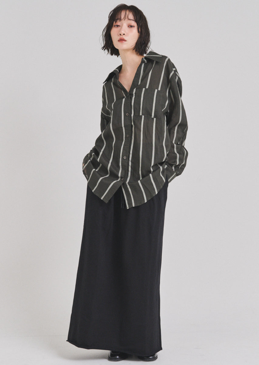 スウェットマキシスカート