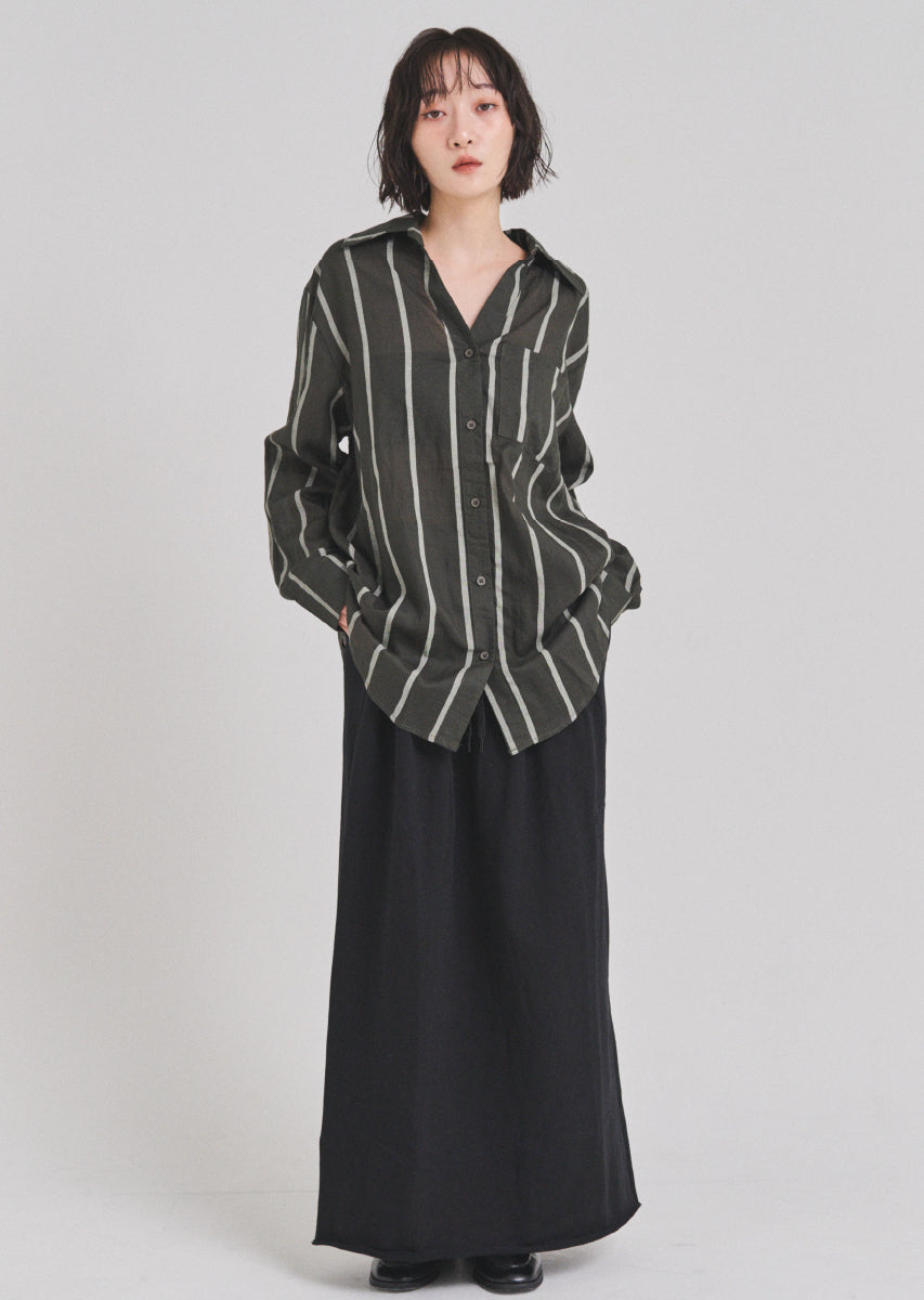 スウェットマキシスカート