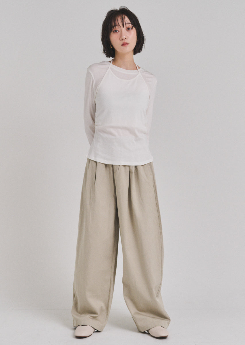 タックチノワイドパンツ