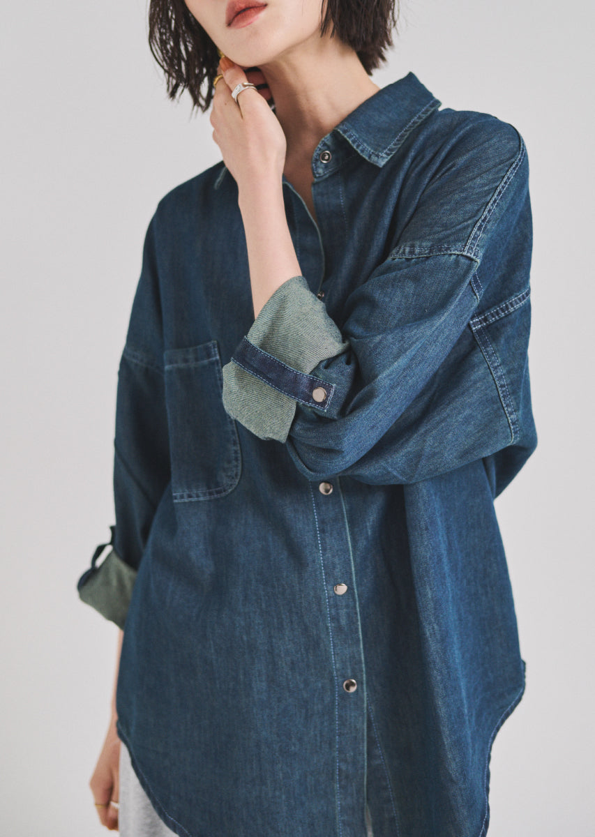 デニムオーバーシャツ