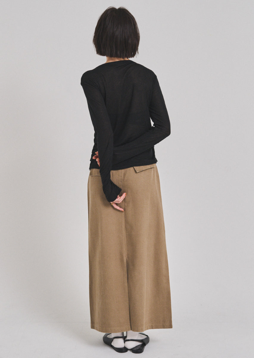 ツイルロングスカート