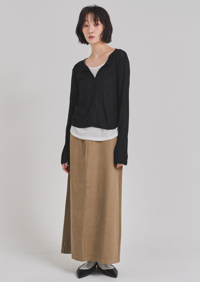 ツイルロングスカート