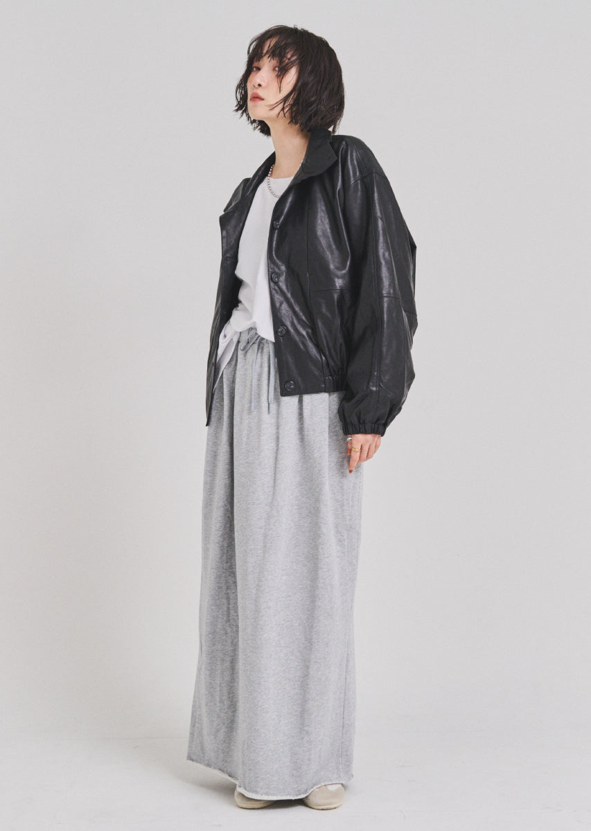 スウェットマキシスカート