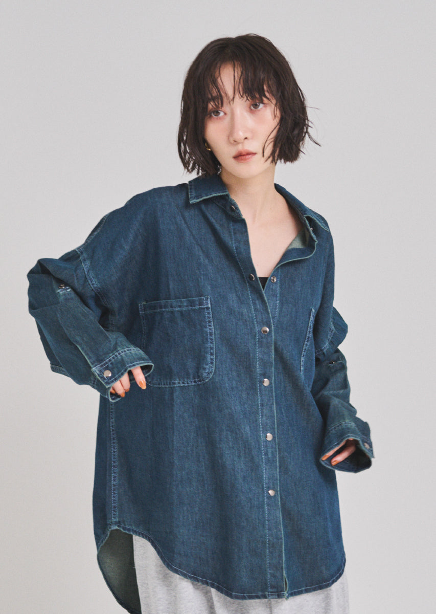 デニムオーバーシャツ