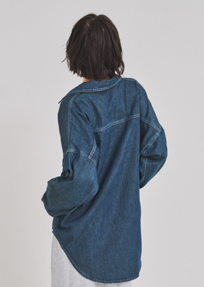 デニムオーバーシャツ