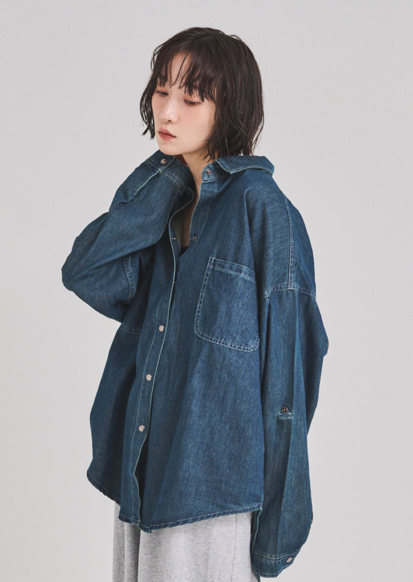 デニムオーバーシャツ