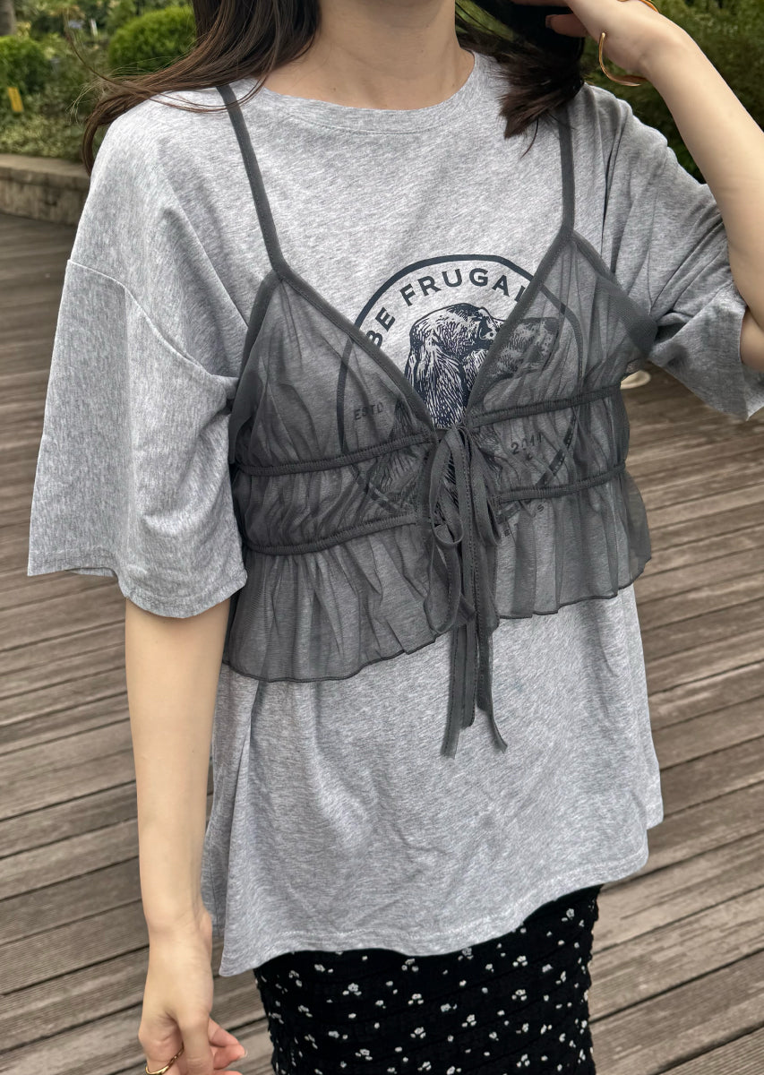 チュールビスチェ