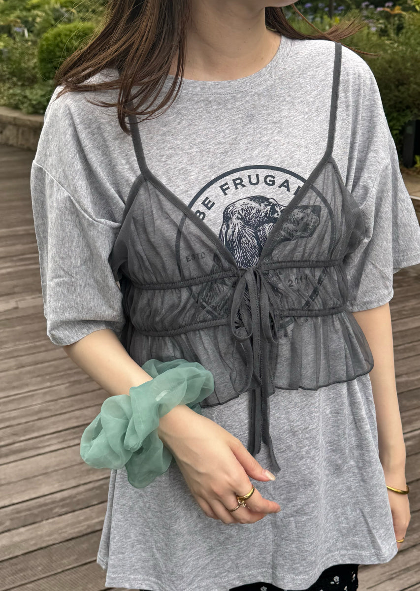 チュールビスチェ