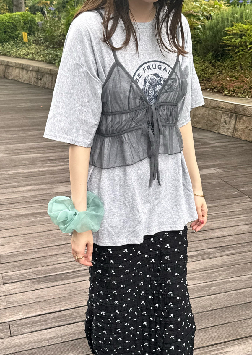 チュールビスチェ