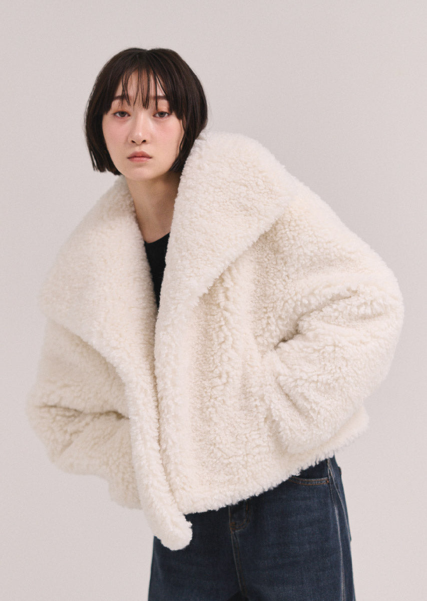 オーバーサイズボアブルゾン