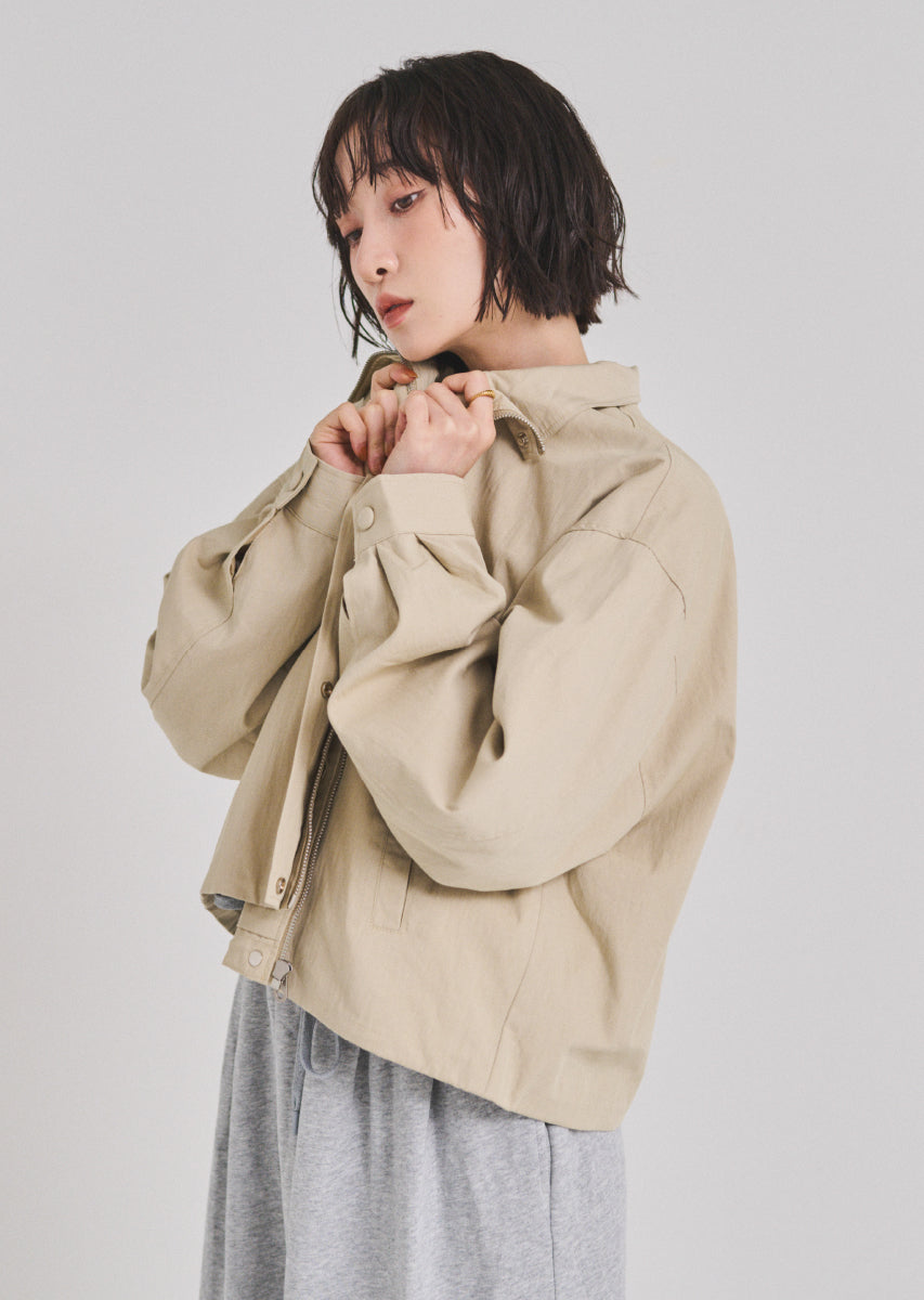 スタンドカラーブルゾン