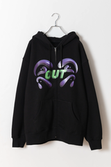 OUT BIG ZIP HOODIE