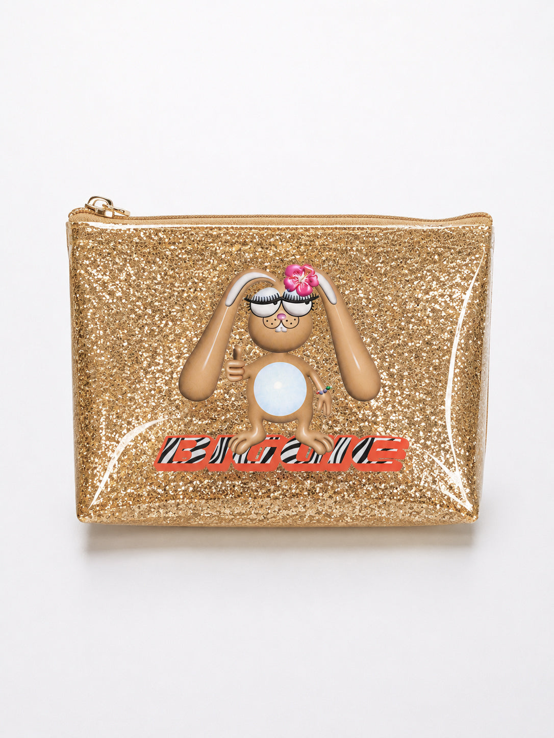 GAL BIGGIE GLITTER POUCH