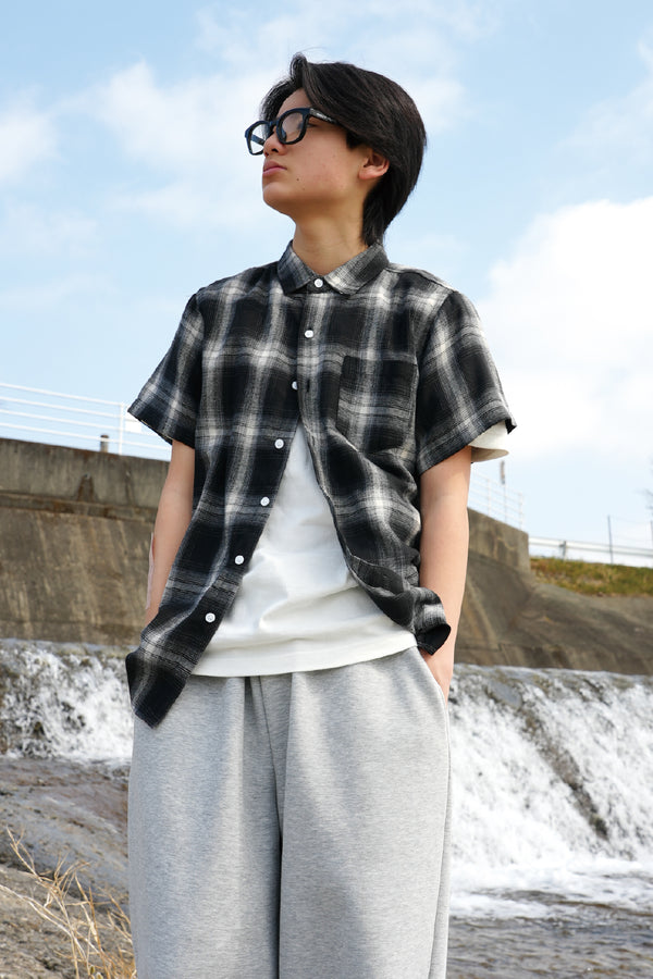 HOLE IN HEART CHECK SHIRT