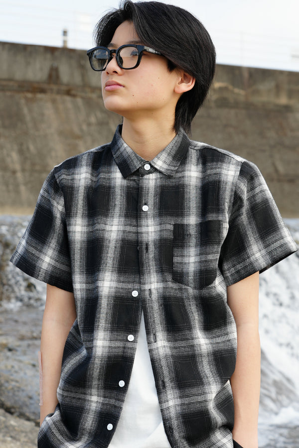 HOLE IN HEART CHECK SHIRT