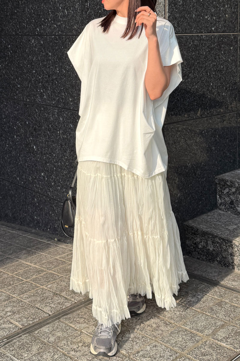ルーズシルエットドルマントップス